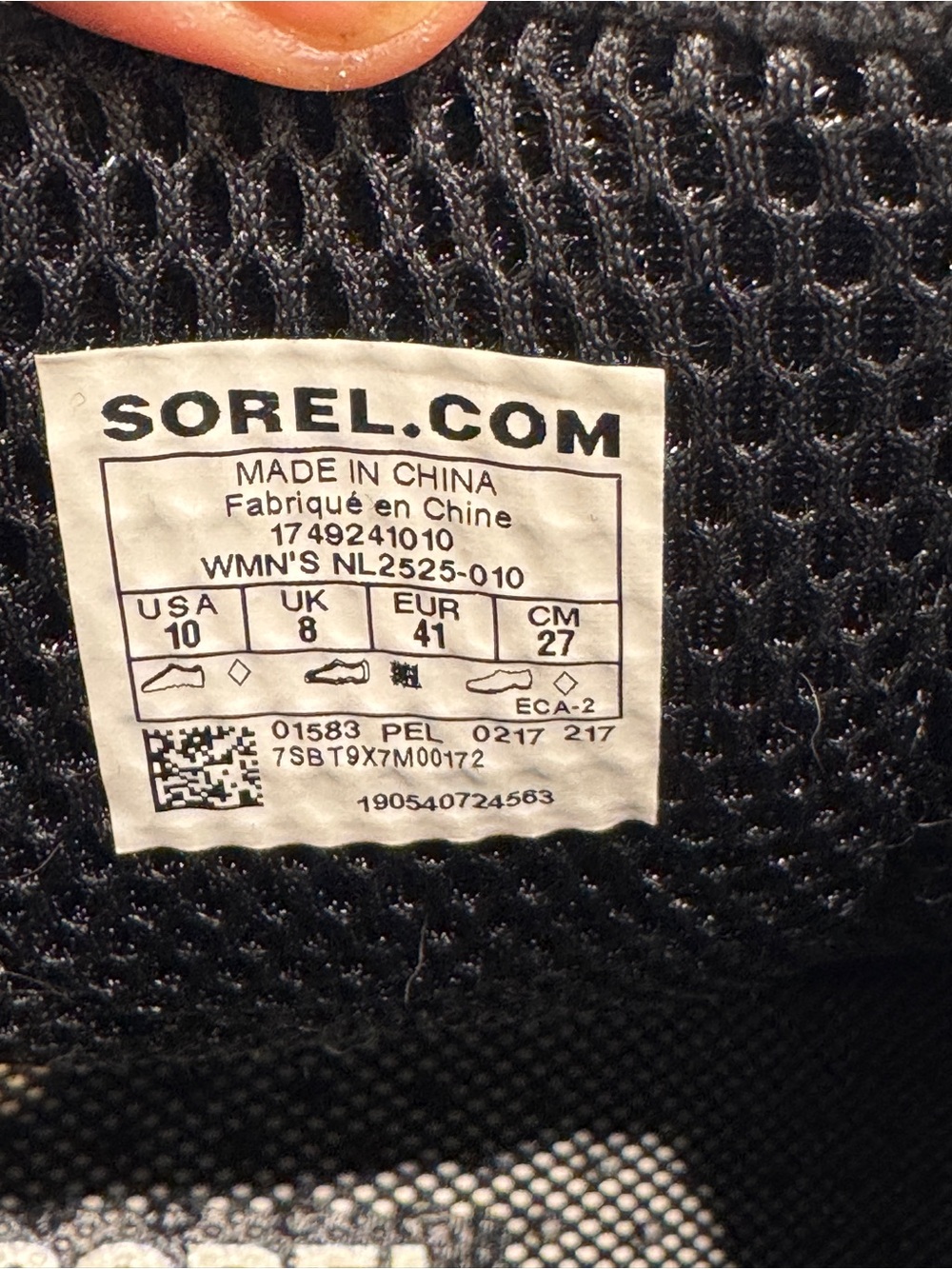 SOREL Joan Rain Wedge Chelsea Boots Women’s 10 Black Waterproof NWT - Picture 5 of 7